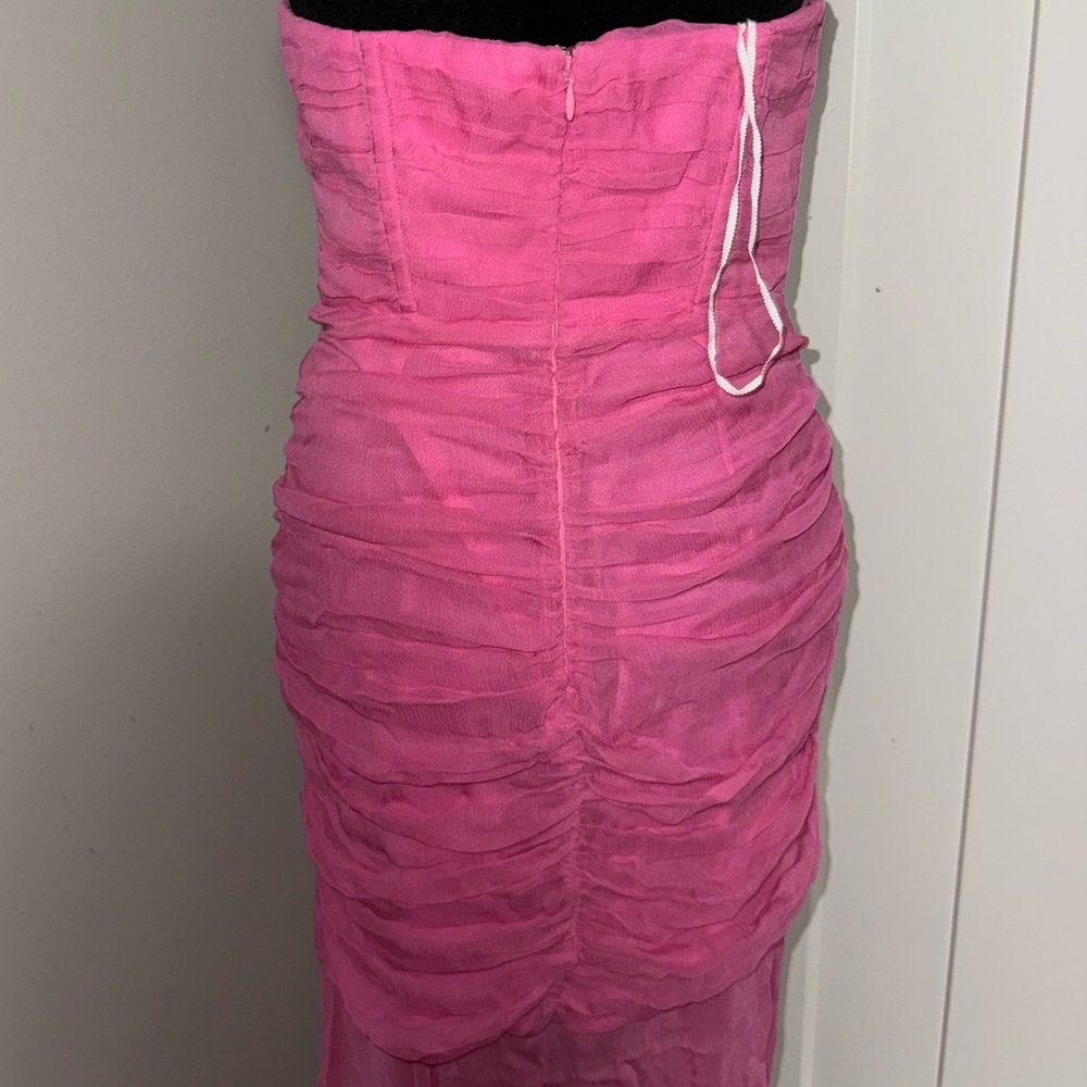 Camila Coehlo Loire Gown in Pink Medium Dress - Picture 6 of 11